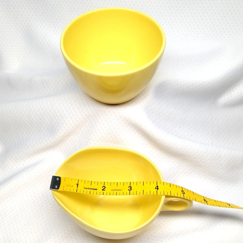 Windsor Melmac Yellow Creamer 411-1 Sugar Bowl 414-1 Set Mid Century Retro Diner